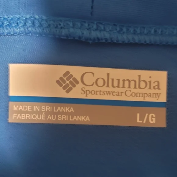 Columbia PFG Slack Water Knit Cover Up Catdigan Wrap - Blue - Large - Like New - Picture 7 of 9